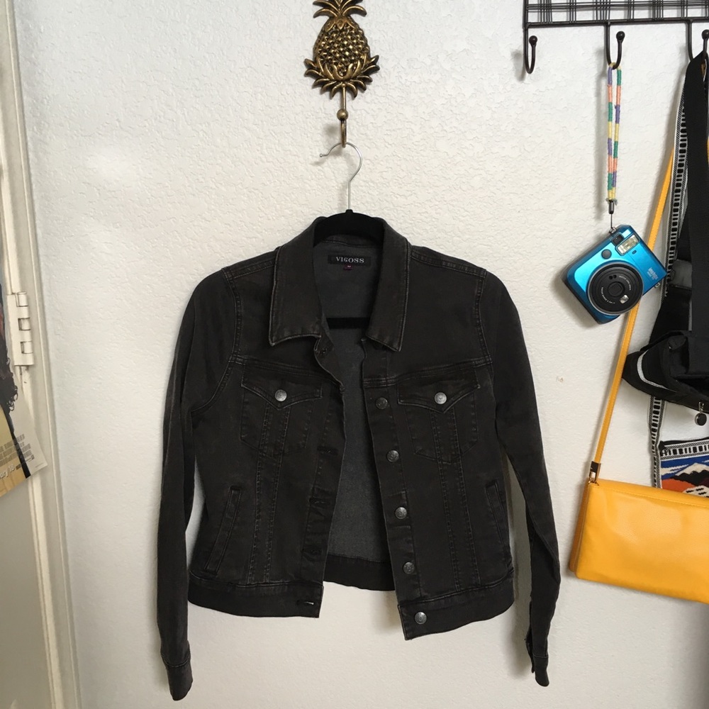 Vigoss Black Denim Jacket